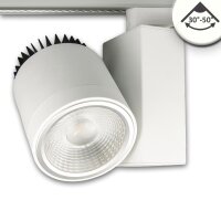 3-Phasen Schienen-Strahler fokussierbar, 30W,...
